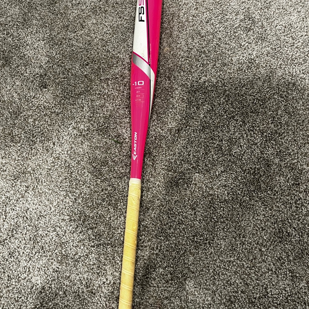 Easton Vibrant Pink and Silver Bat